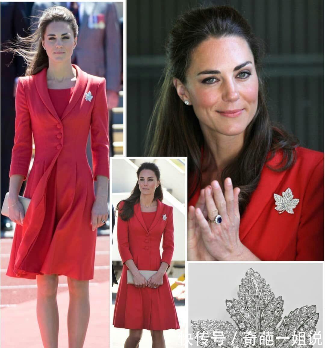 王室|39岁凯特八面玲珑，多次借戴铁公鸡女王私藏珠宝，卡米拉成透明人