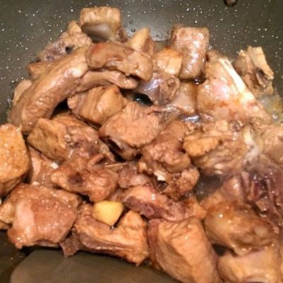 杏鲍菇烧排骨|杏鲍菇烧排骨