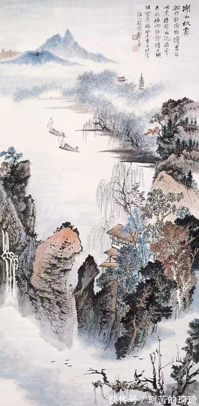 郑午昌@民国竟然有这样一位山水画大家,极为罕见,太美了!