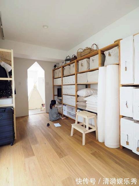 收纳|一家四口挤43㎡小家,不买沙发不买床,空间宽敞,越住越舒服