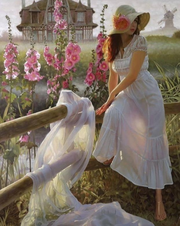 画作|画家夫妇合作画人体油画,他们善于捕捉人体光影,画作细腻而唯美