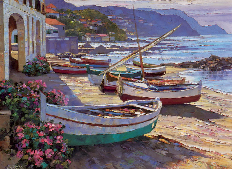 Behrens&美国著名的调色板刀画艺术家Howard Behrens 作品欣赏