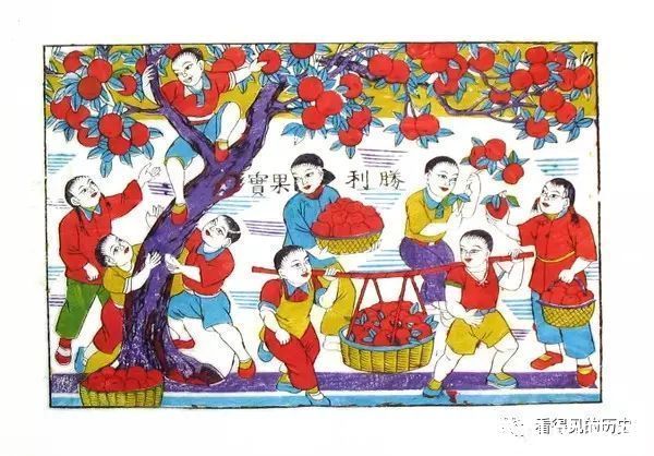 年画！五十年代山东潍坊杨家埠的年画 你可曾见过？