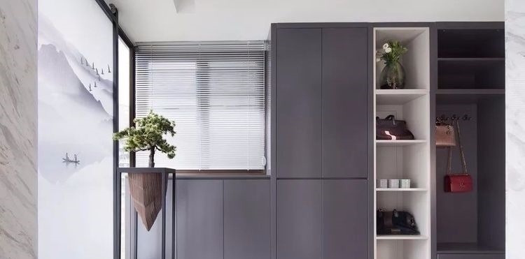 小灵儿|玄关鞋柜+衣柜的3种组合设计,家里不装真的好可惜