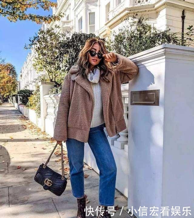 毛衣|最近火了一种“保暖穿法”,叫“毛衣+高腰裤”,显高显瘦又时髦