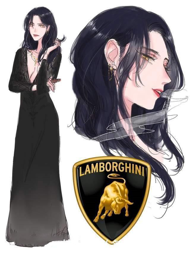 宝马|当汽车品牌变二次元美女，兰博基尼是霸气女王，法拉利是性感御姐