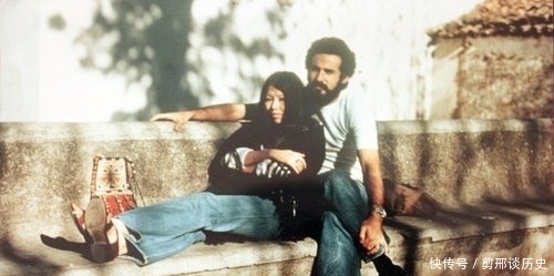 愁容|三毛旧照:少女时楚楚动人,中年依偎异国丈夫怀里,晚年满脸愁容