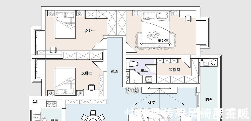 衣帽间|退休阿姨晒出自己的新家装修全屋大面积护墙板造型,温馨有个性