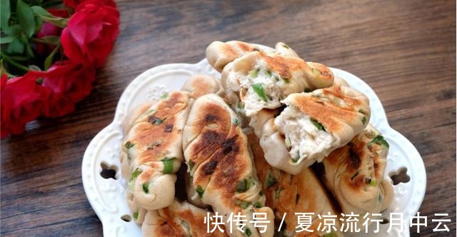 香煎全麦香葱花卷，不仅好吃好做，还有营养，非常适合做给孩子吃！