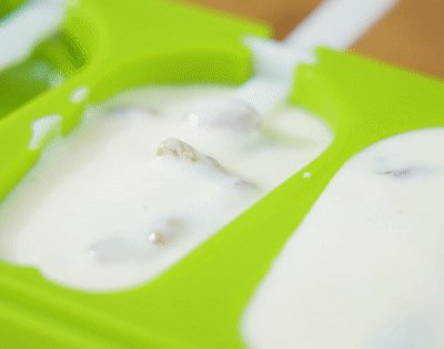 蔓越莓干|自制雪糕，给孩子吃的美味又安心——牛奶小布丁雪糕