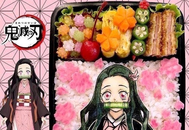 我妻善逸|《鬼灭之刃》便当你见过吗完美还原人物形象,精美到不敢吃