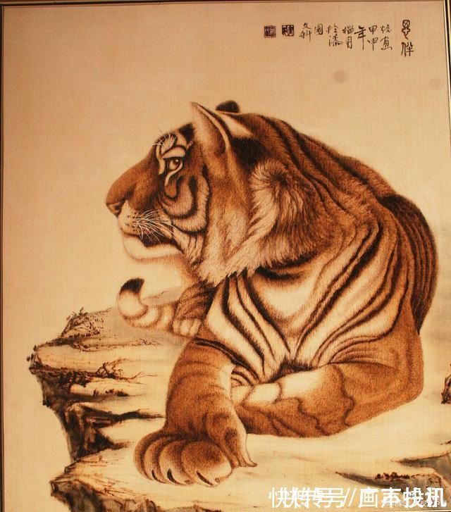 画法&素色烙画与上色烙画，一个沿袭了传统，一个惊艳了世人