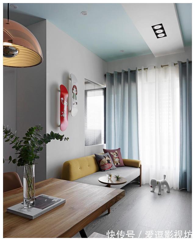 电视柜|她家70㎡,看似简单,却透着艺术家的精致范,小空间的变身术!