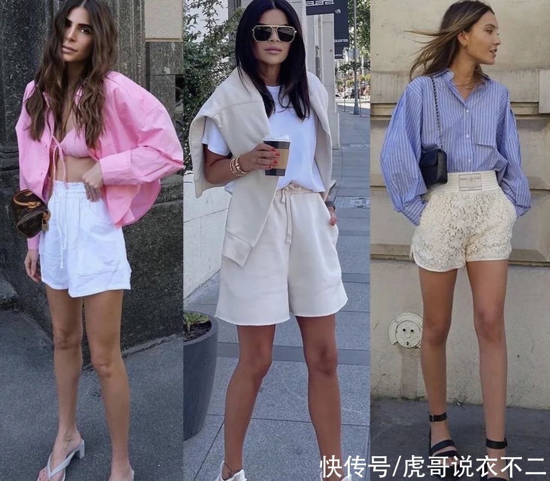 配色|中年女人夏季别总穿阔腿裤，掌握这4个技巧，短裤也能穿出潮流范