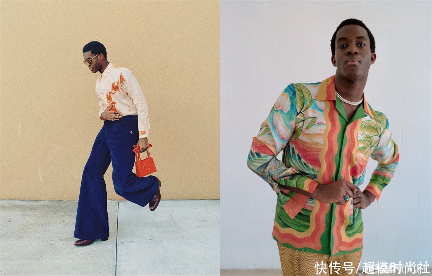 时尚模特|黑人时尚模特走红网络，复古时尚风引人注目，还获评最佳着装奖