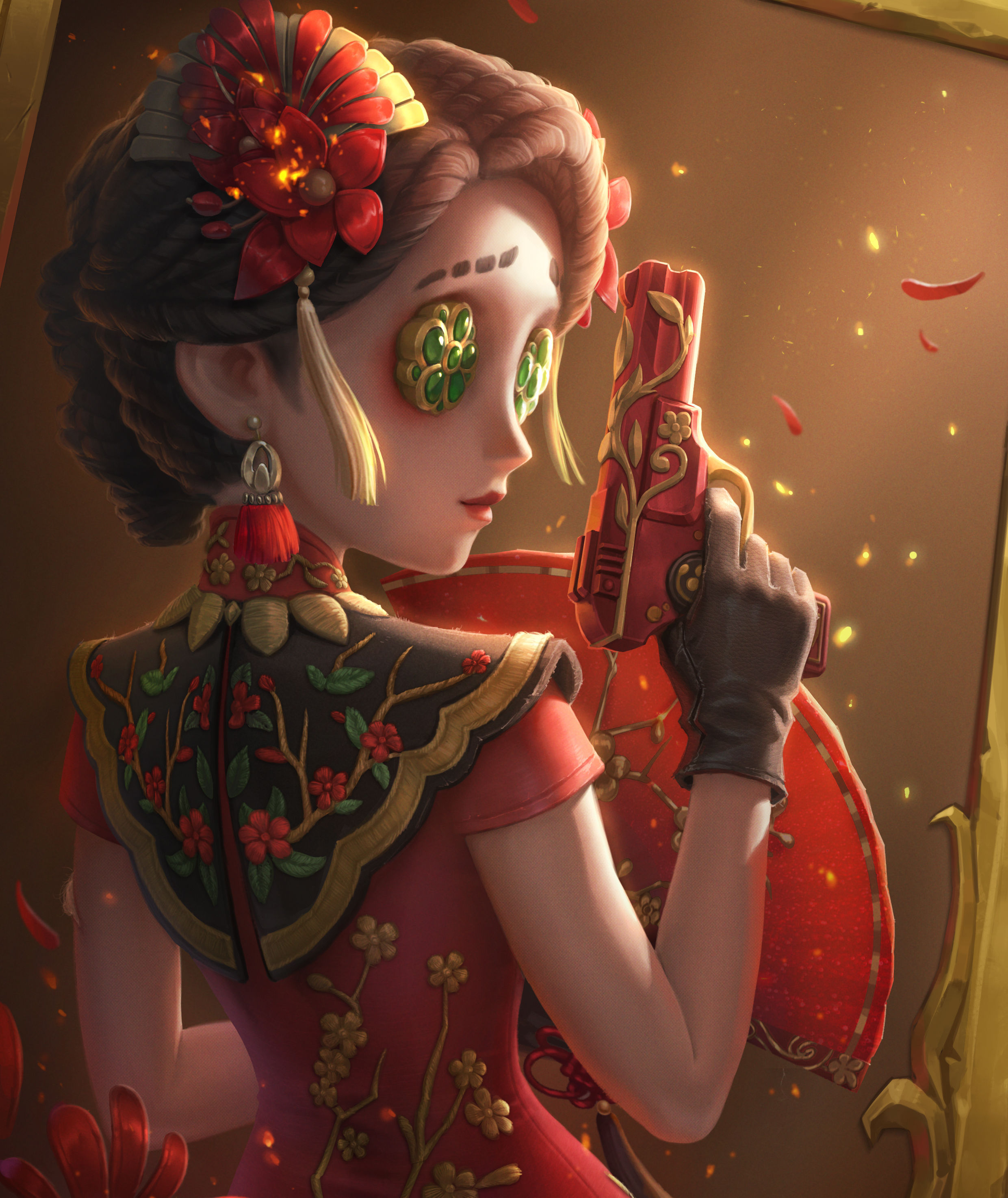 古风皮肤|第五人格有国风韵味4款的皮肤,旗袍最具代表性,十三娘尽显妩媚