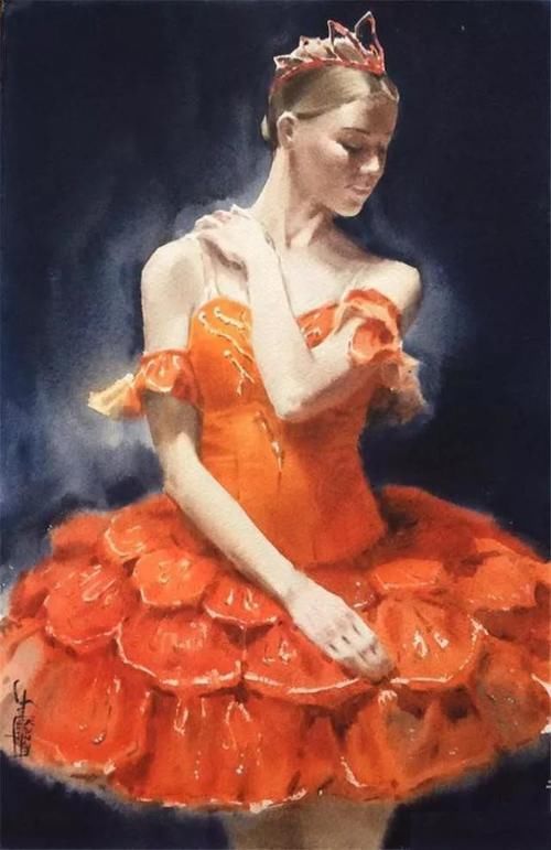 安娜|俄罗斯水彩画家 Ivanova:不想当教授的医生不是好画家