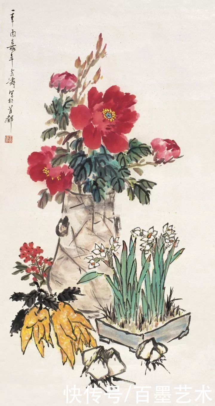 小写意|唯有牡丹真国色！小写意牡丹画150幅，美醉了