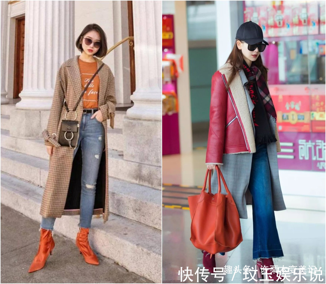 小姐姐 收起你的裙子吧!今年流行穿“九分裤+短靴”,保暖舒适还时髦