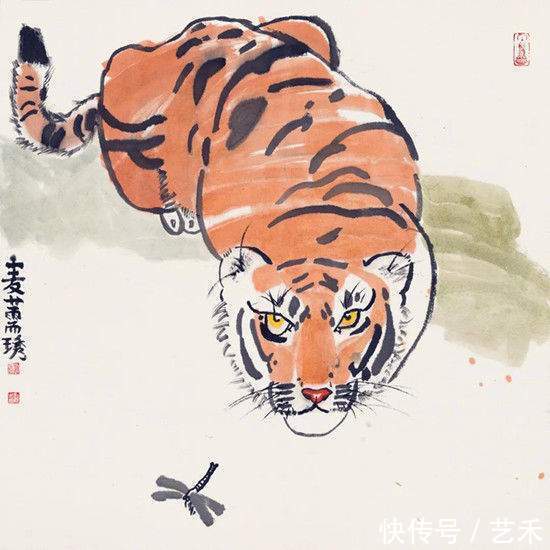 英雄出少年@虎虎生威 Ⅰ 黄信琪师生壬寅虎年虎画作品展