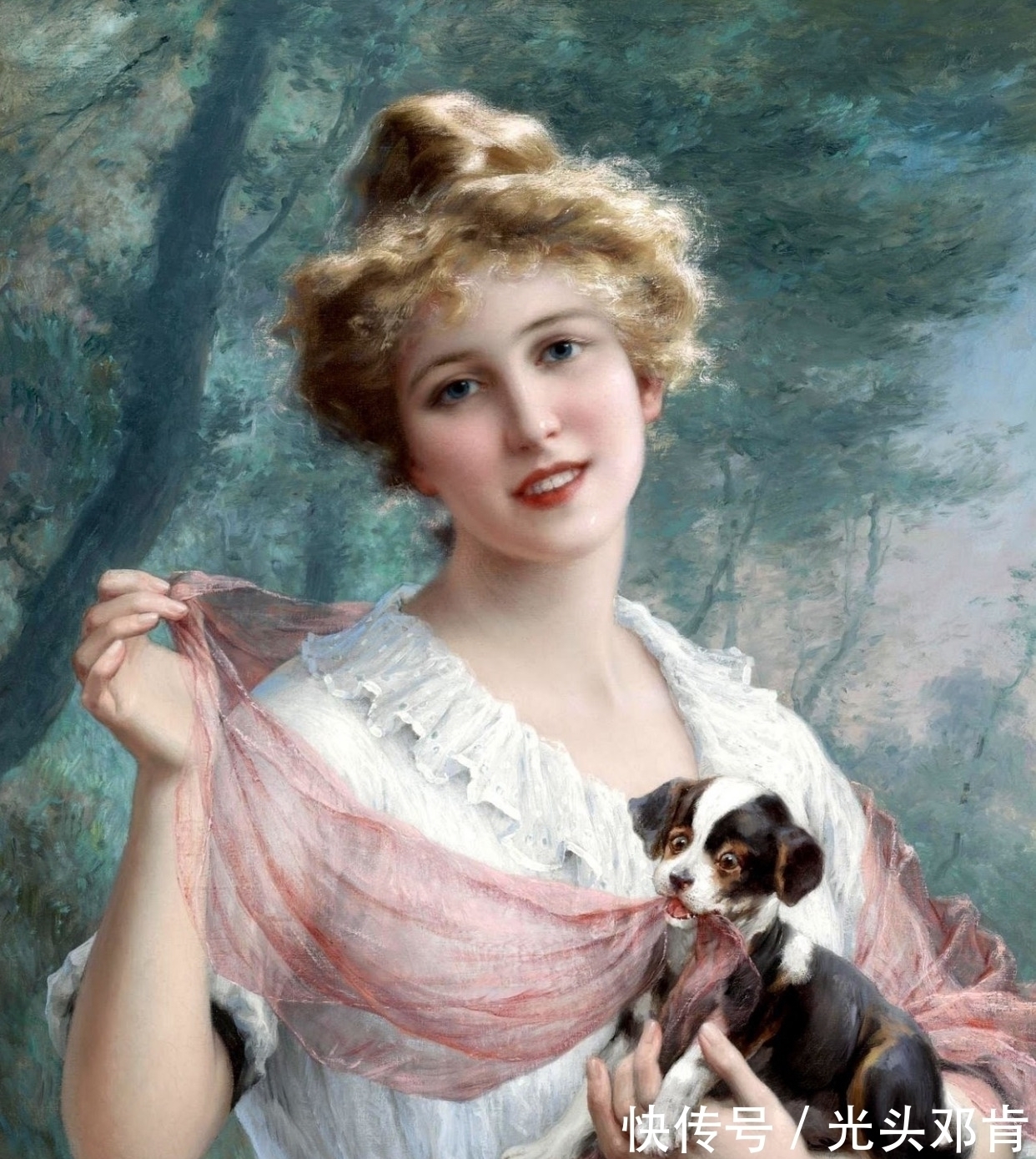 弗农&他最擅长画美女,埃米尔·弗农Emile Vernon油画美女作品鉴赏