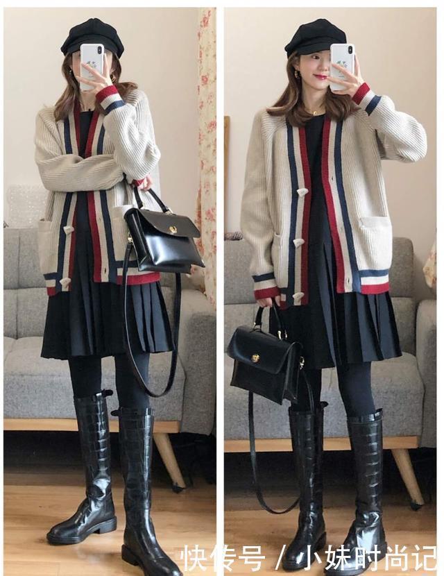 冬季必备的毛衣, 这样搭, 轻松穿出时尚感
