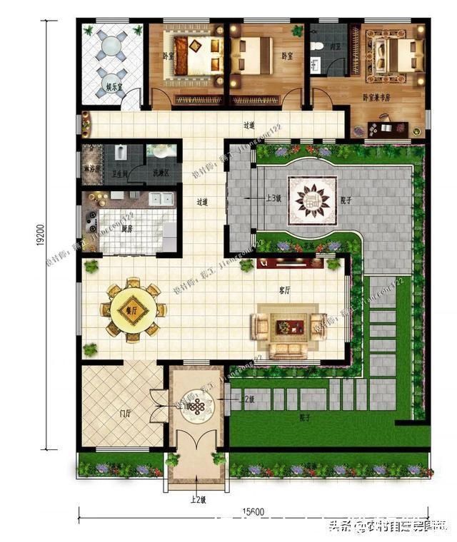 砖混|5款带院子的农村别墅,30年后,我想住在这样的房子里养老