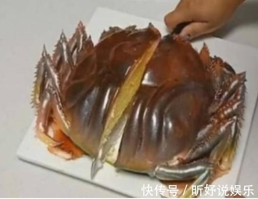大螃蟹|弟弟拿回一只“螃蟹”,妈妈准备蒸,切开一看是“它”,幸亏没蒸