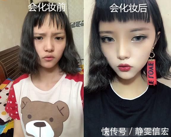 小学生|会化妆前VS会化妆后,看到她们的“变化”,小学生姐姐厉害
