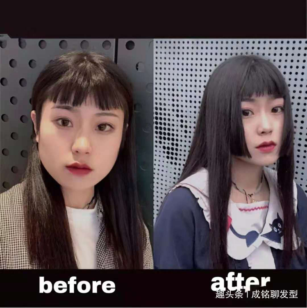 头皮 脸圆脸大的女生避开四类发型,试试万能刘海+外增高,巨显脸小