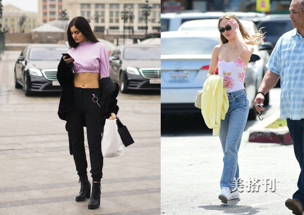 牛仔裤|时髦性感的top装遇上硬朗牛仔装,你就是街头最靓的妞,潇洒不羁