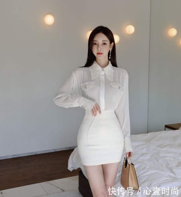 时尚搭配|女神孙允珠的时尚搭配:穗香梨黄田园清风雪纺公主衫