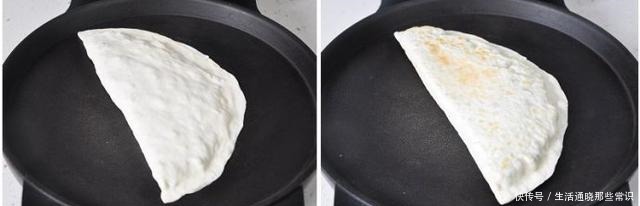 做老味沓馍,标配是春天的小葱,咬一口,外焦里软,喷喷香!