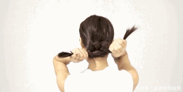 step|女人头发就别披着了，这样扎起来美的连你自己都嫉妒！