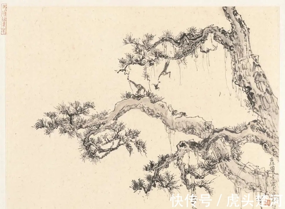水墨山水画#中国美院|萧散简淡,以画悟道,林海钟水墨山水画
