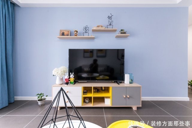 卧室|111平现代风婚房设计,色彩合理,加强储物把空间释放出来