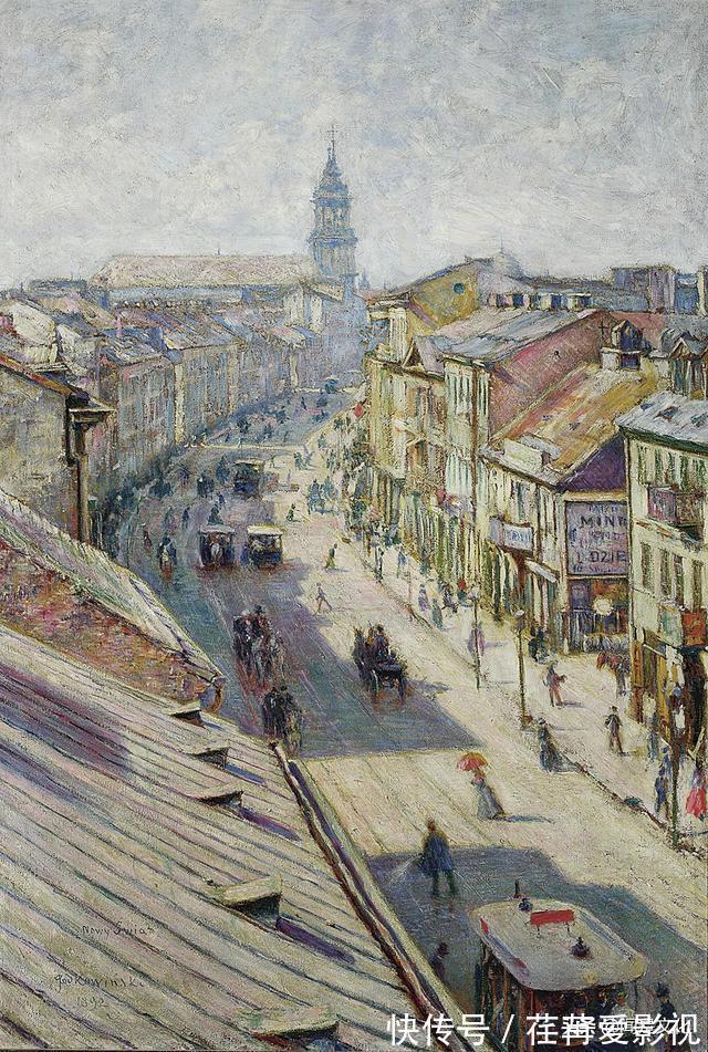 印象派$学赏画186:第一个将印象派引入波兰的人——波德科维斯基
