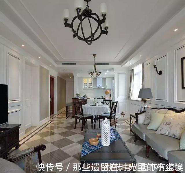 三室|109平美式三室，开放式客餐厅、厨房，家里一下子大了好多