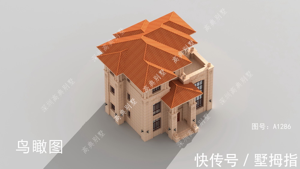 别墅|欧式三层别墅,外观精致上档次,建造完全不输大豪宅