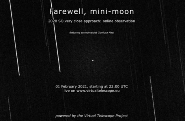 新“迷你月亮”将脱离地球轨道：永远不再回来