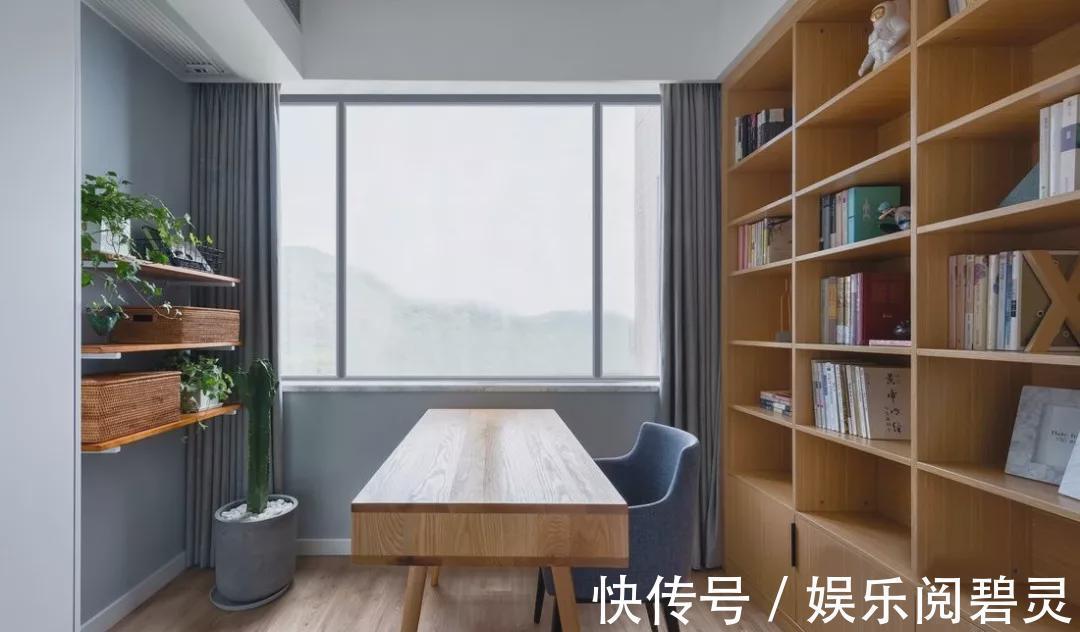 吧台|89㎡小三居,浪漫卡座餐厅和落地窗阳台吧台,没少让别人眼红!