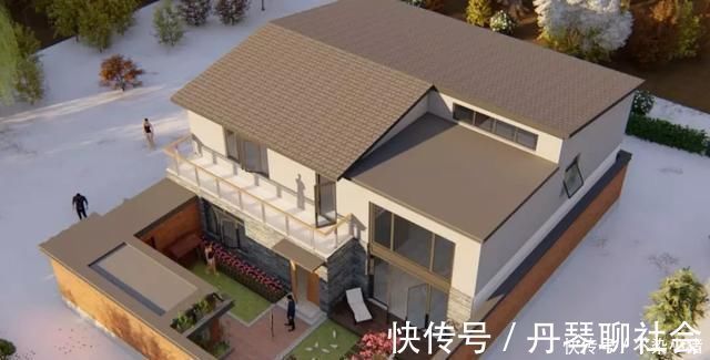 北欧风|实拍丨这栋二层自建房在村里很风光给想建房的朋友参考一下