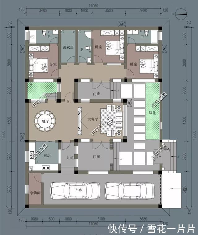 实用|2021年农村建房子,推荐这15套中式小院,造价便宜还实用