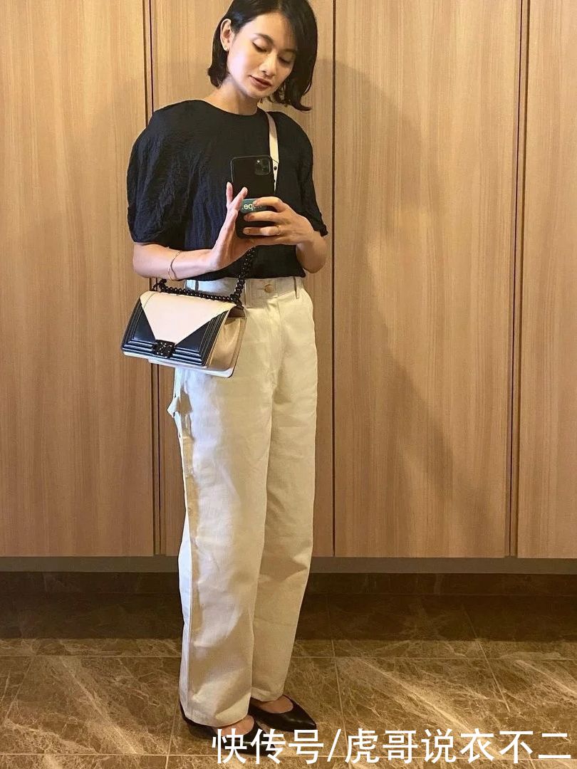 能将基础色穿得这么高级，我只服她，这才是成熟女人的穿衣典范