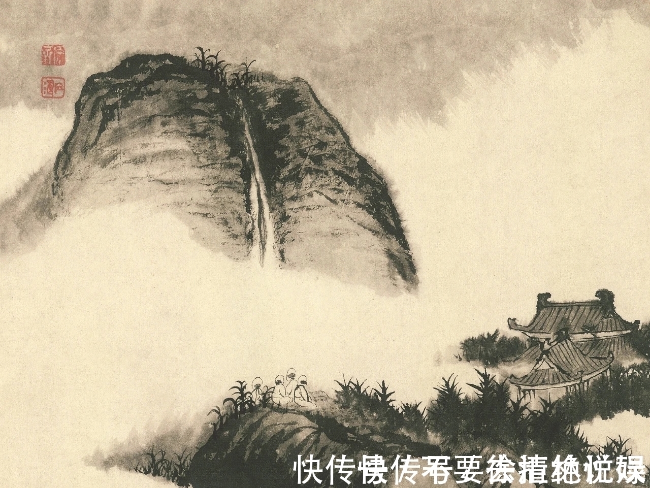 山水画@看画得看小品|石涛的小品山水画,彰显笔墨的魅力