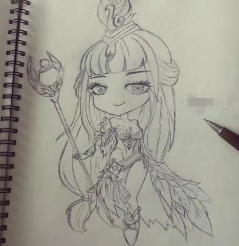 暗讽|明日之后：玩家画游戏角色素描，暗讽小学生，画画技术有待提高