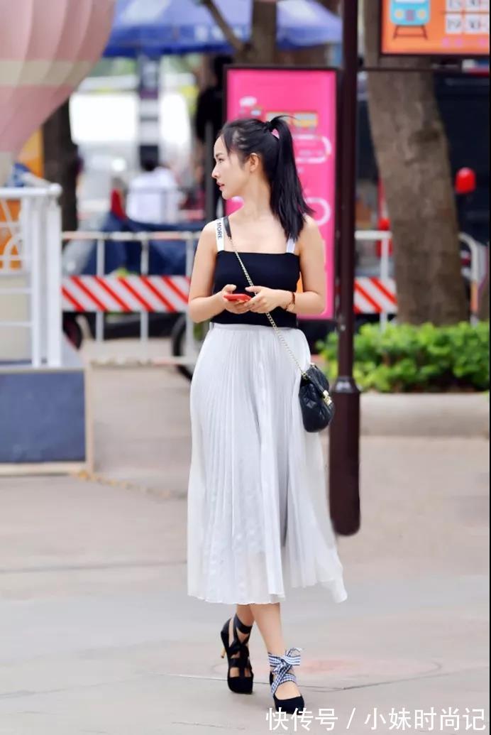 搭配 街拍路人,美丽大方的搭配,犹如仙女在凡间