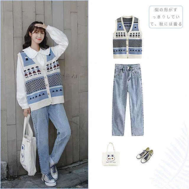 早秋跟着这么穿,时髦又减龄,9套学生装穿搭示范,简单易学