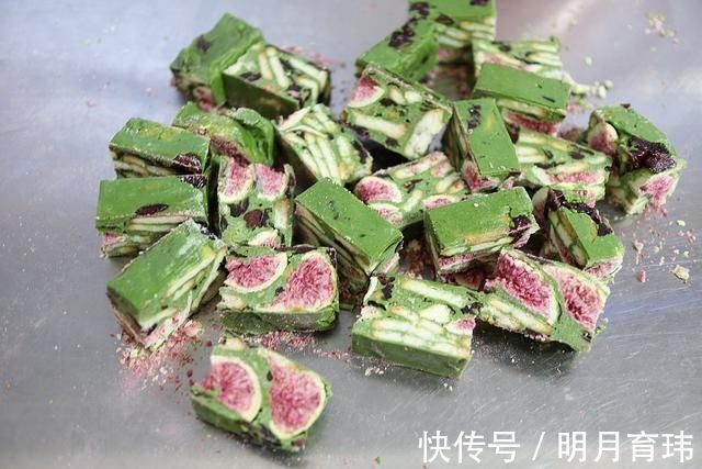 电磁炉|这款抹茶牛轧糖真好吃,又酥又美还不甜,女生和孩子都喜欢