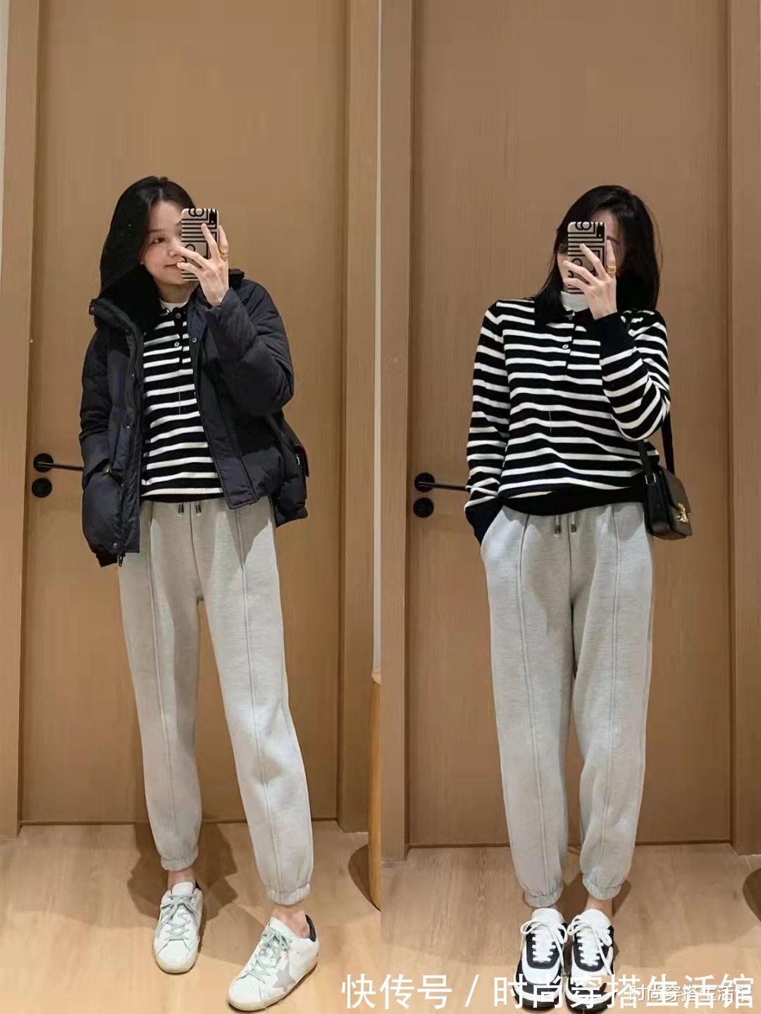 裤子 “羽绒服+阔腿裤”太显胖了,今年试试这4种裤子,保暖时髦又减龄